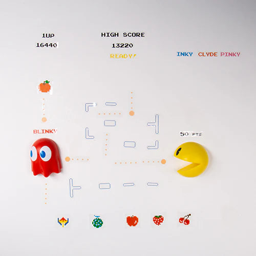 Pac-Man and Blinky Comic Ons Vinyl Wall Heroes