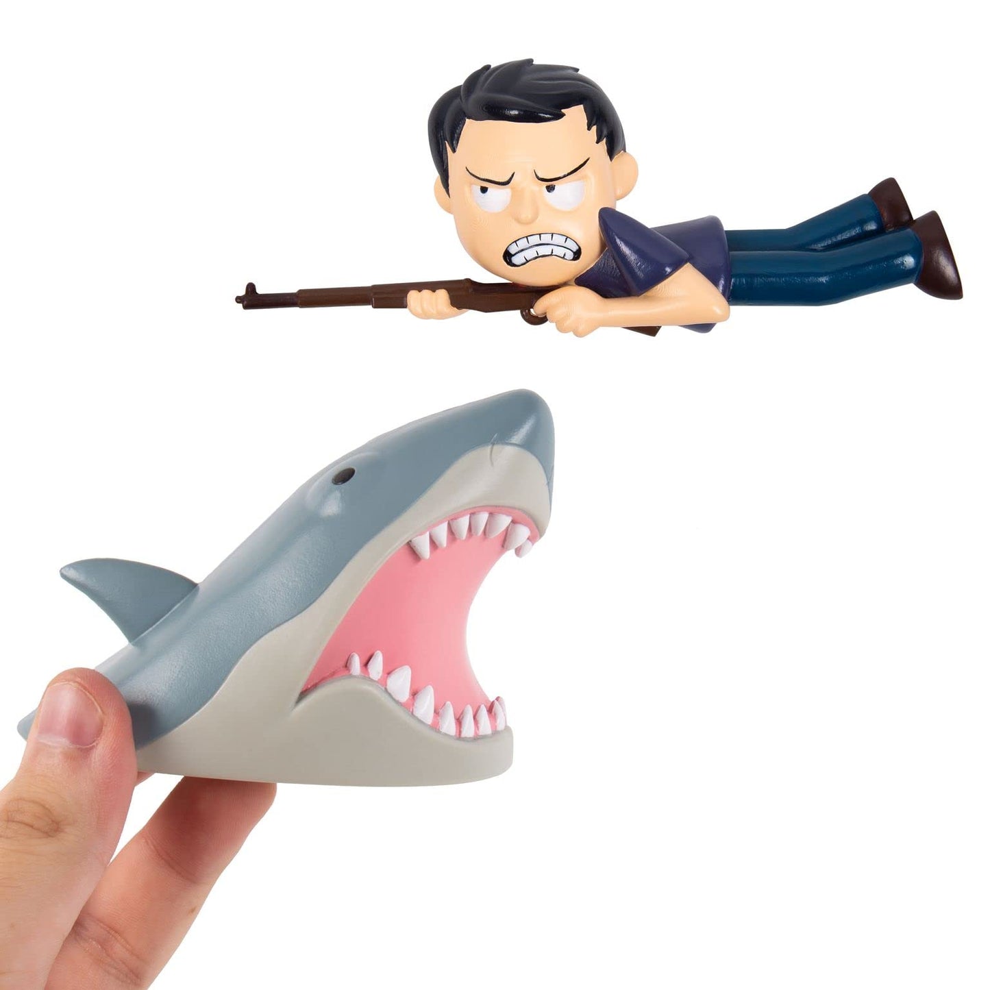 Jaws and Martin Brody Comic Ons Vinyl Wall Heroes