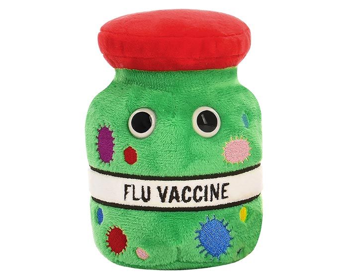 Flu Vaccine Giant Microbes Plush