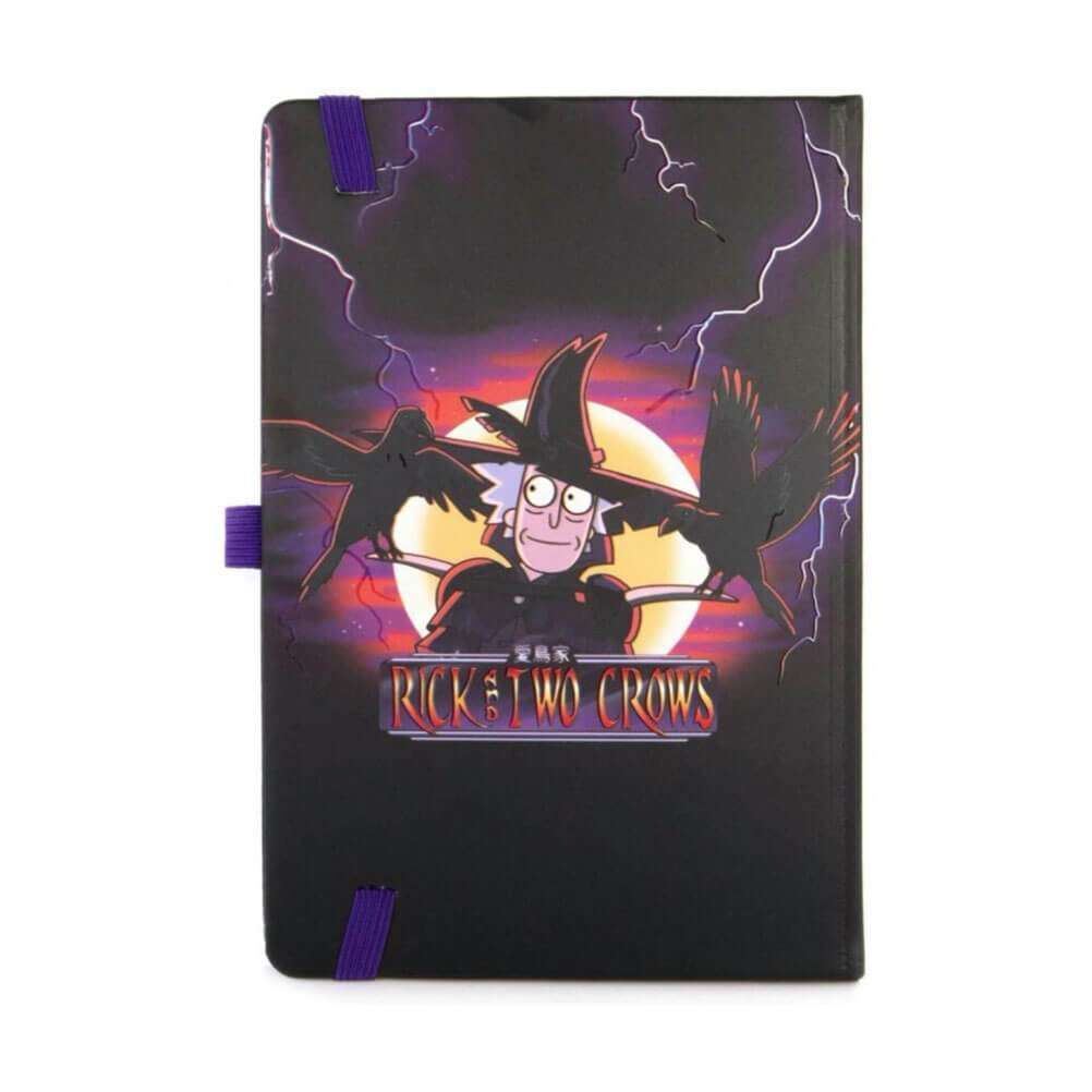 Rick and Morty Rick and Two Crows A5 Notebook