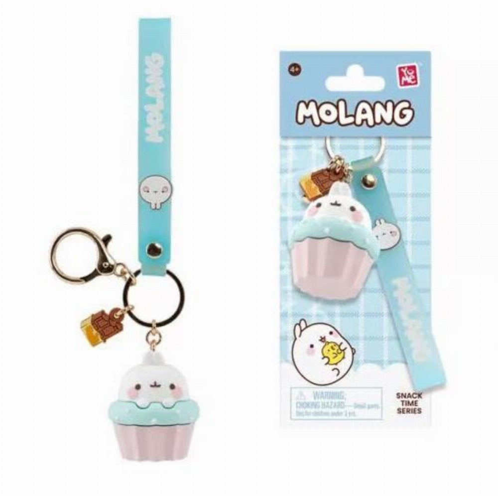 Molang Snack Time Series Cupcake Keychain