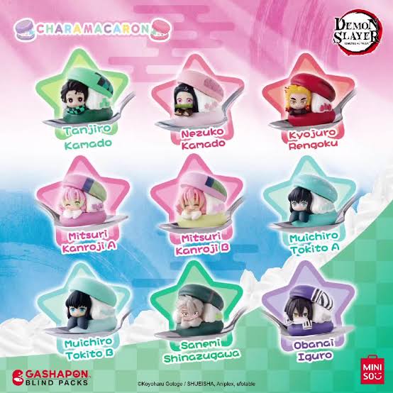 Demon Slayer Chara Macaron Gashapon Blind Bag