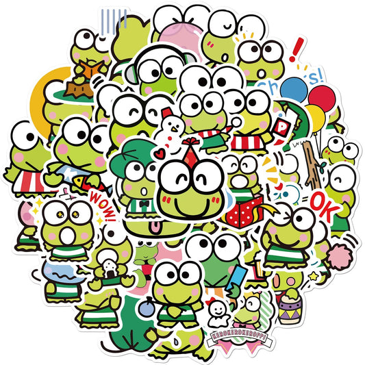 Sanrio Kero Kero Keroppi Waterproof Sticker