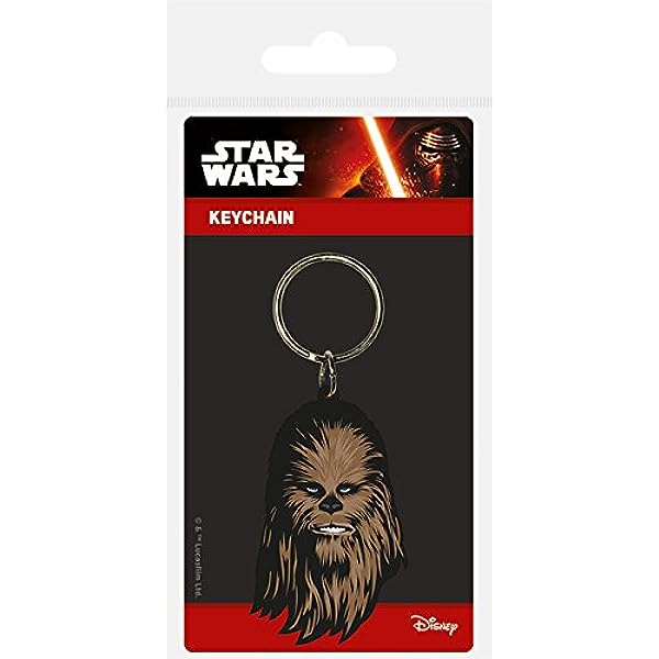 Star Wars Chewbacca Rubber Keychain