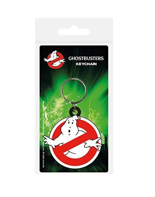 Ghostbusters Logo Rubber Keychain