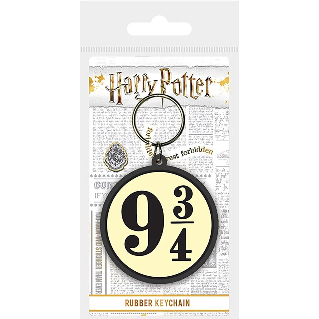 Harry Potter Platform 9 3/4 Rubber Keychain