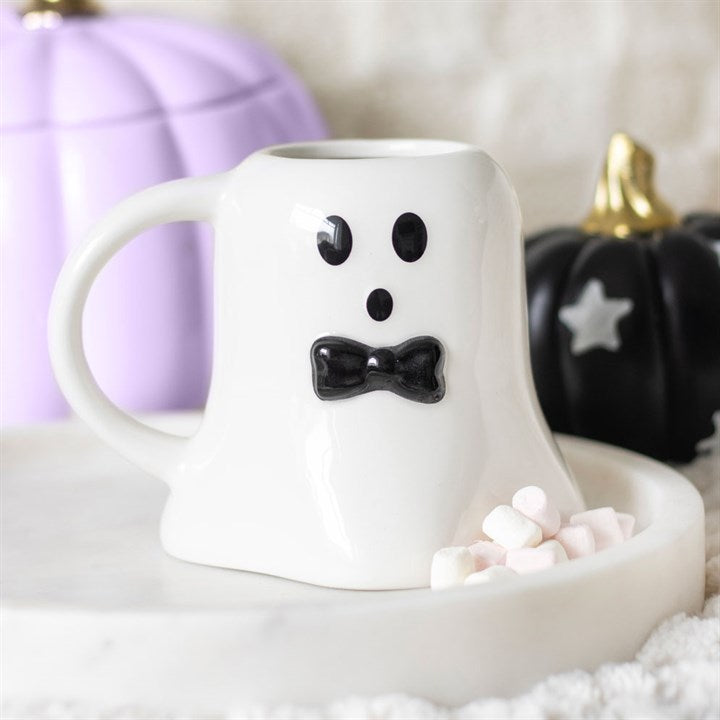 Mr. Boo Ghost Shaped Ceramic Mug