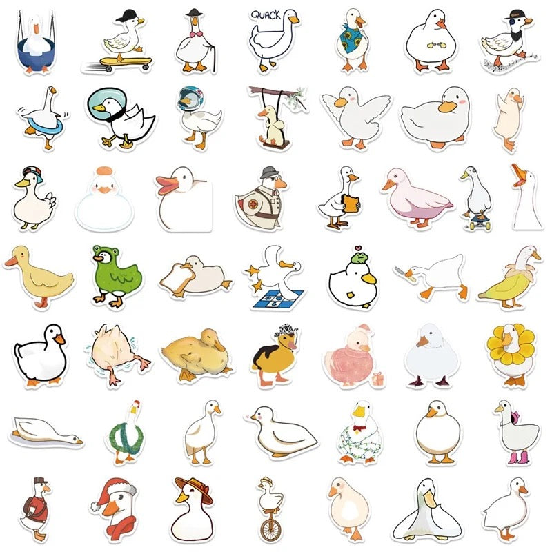 Duck Waterproof Sticker
