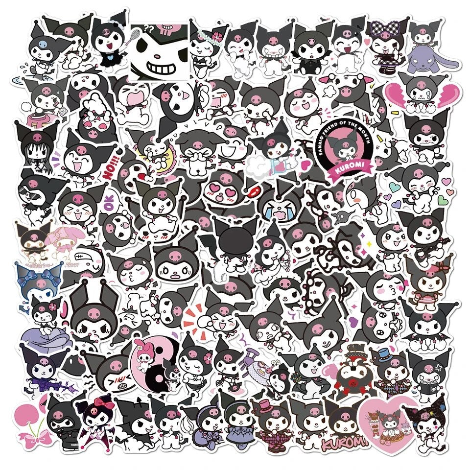 Sanrio Kuromi Waterproof Sticker