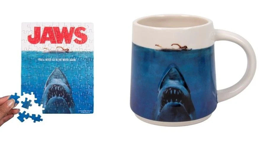Jaws Shaped Mug & Puzzle Set