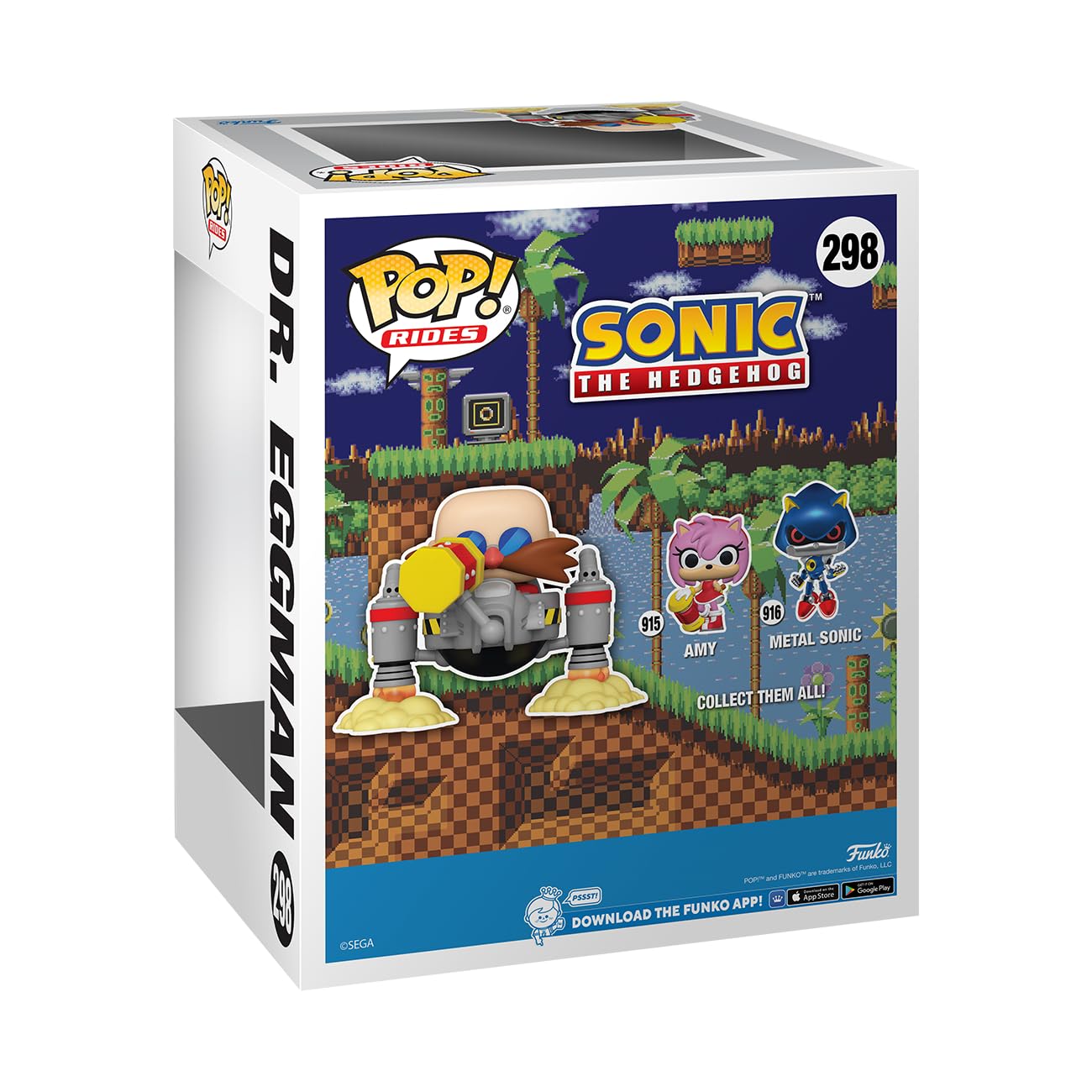 Sonic the Hedgehog 298 Dr. Eggman Funko Pop! Rides Vinyl Figure