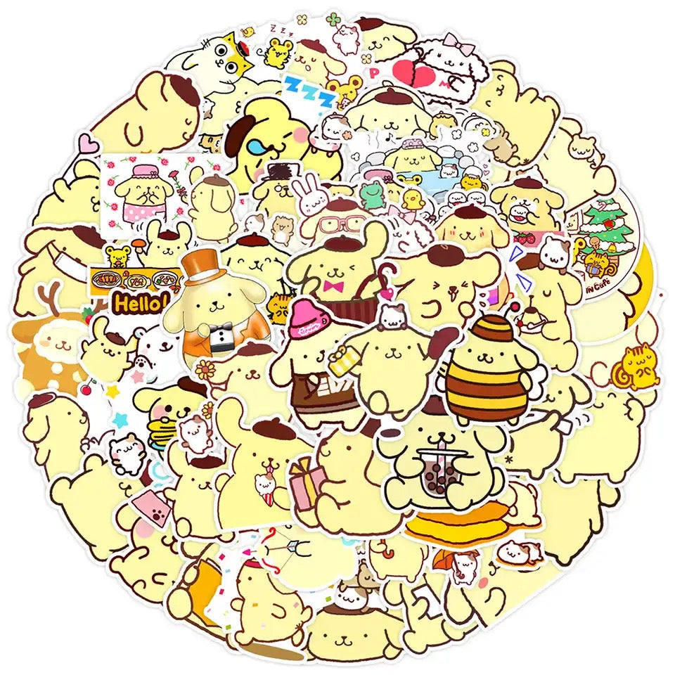 Sanrio Pompompurin Waterproof Sticker