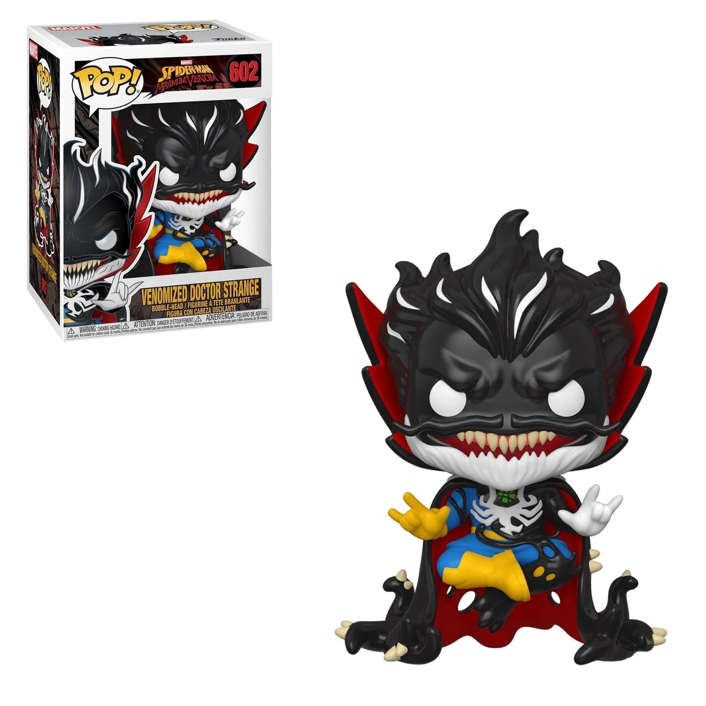 Spider-Man Maximum Venom 602 Venomized Doctor Strange Funko Pop! Vinyl Figure