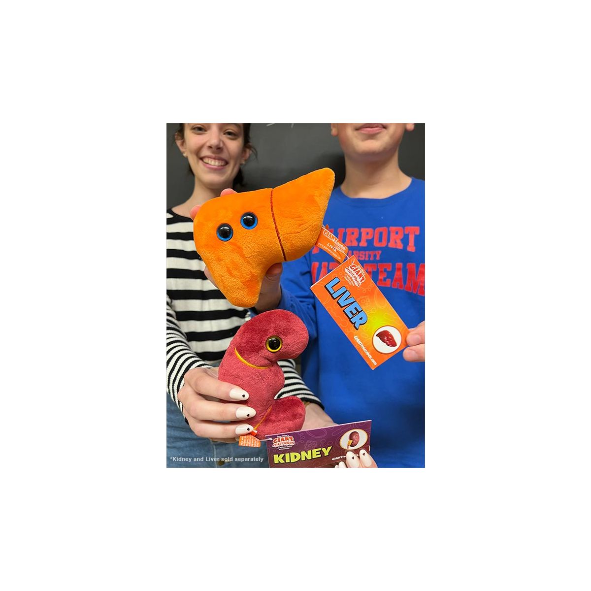 Liver Organ Giant Microbes Plush