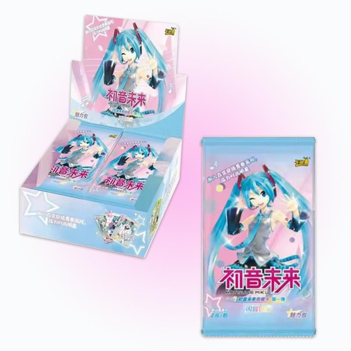 Hatsune Miku Shining Superstar First Edition Collectors Card Booster Pack