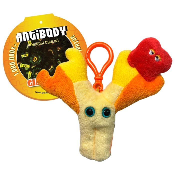 Antibody Giant Microbes Plush Keychain