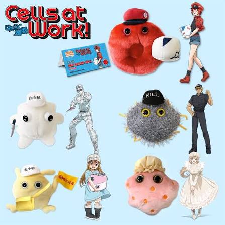 Cells at Work! Killer T Cell (Cytotoxic T Lymphocyte) Giant Microbes Plush