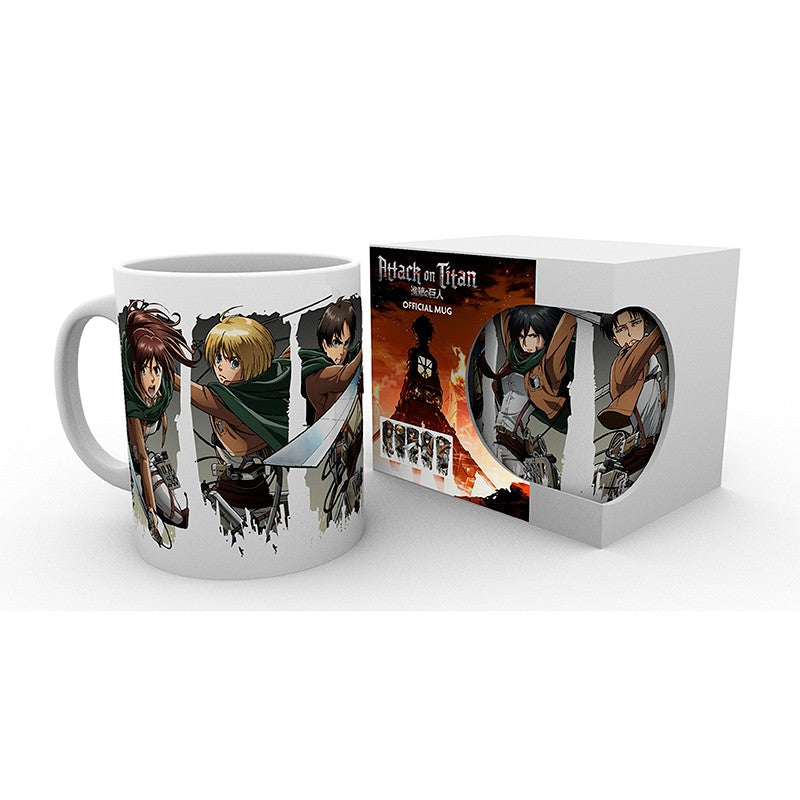 Attack on Titan 300ml Mug - Character Montage