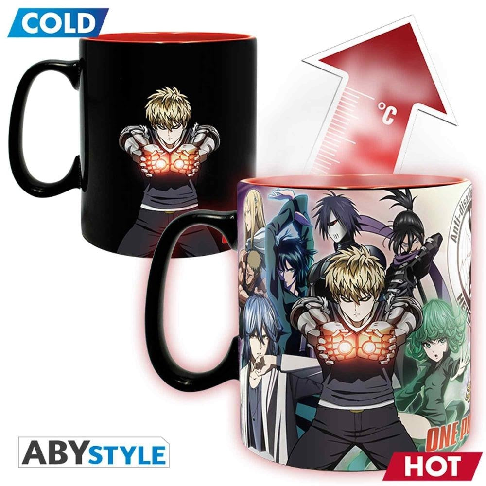 One Punch Man Heroes Heat Change Mug