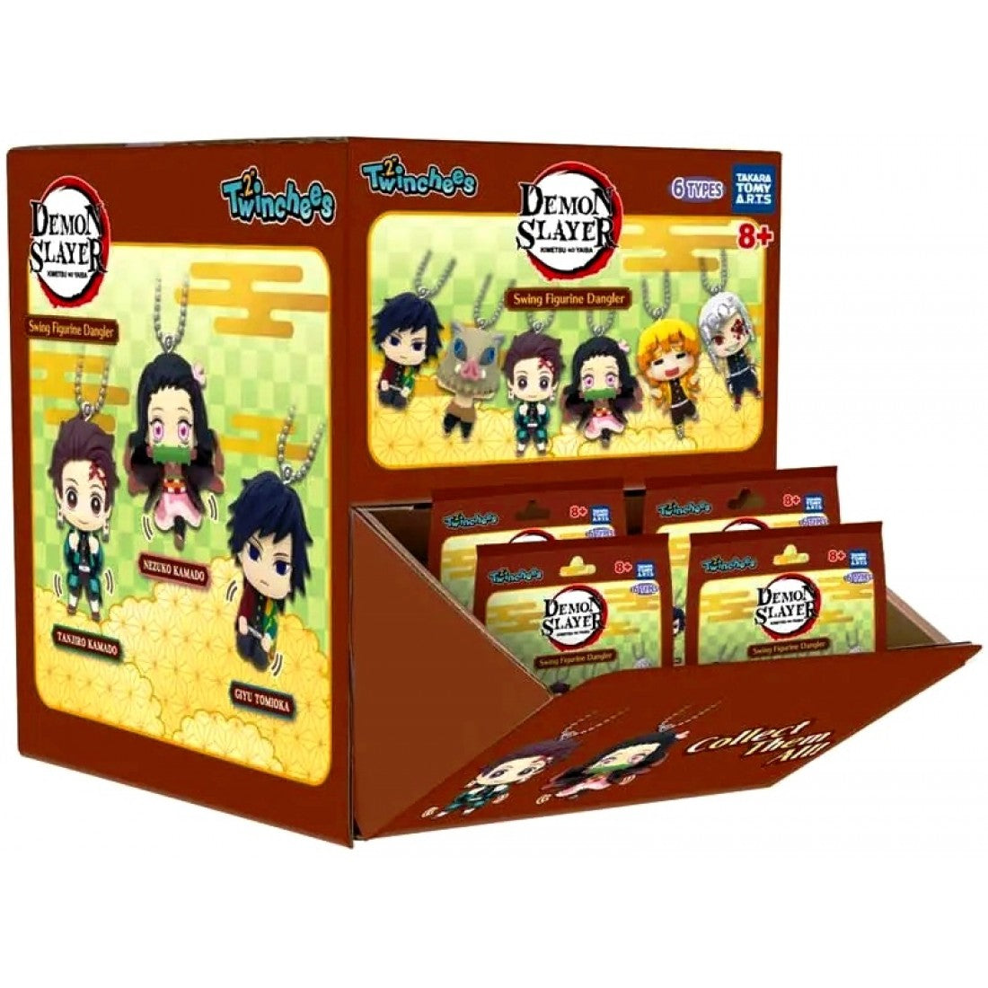Demon Slayer Twinchees Swing Figurine Dangler Blindbag