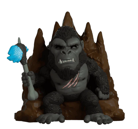 Godzilla vs Kong on Throne YouTooz Figure