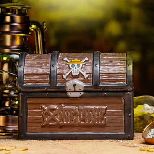One Piece Straw Hat Treasure Chest Cookie Jar
