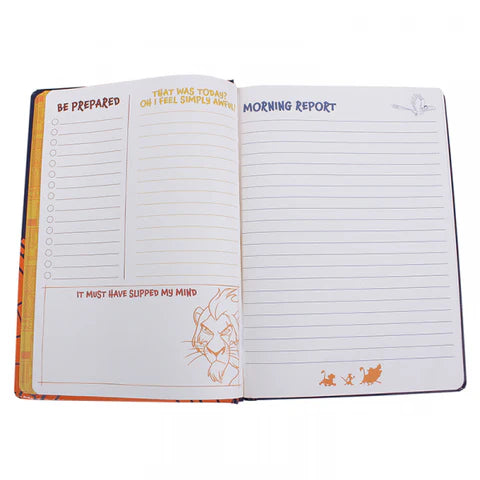 The Lion King No Worries A5 Daily Organiser Notebook