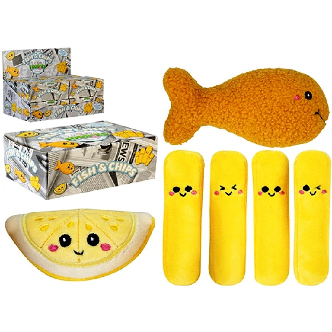 Fish & Chips Plush Box Set