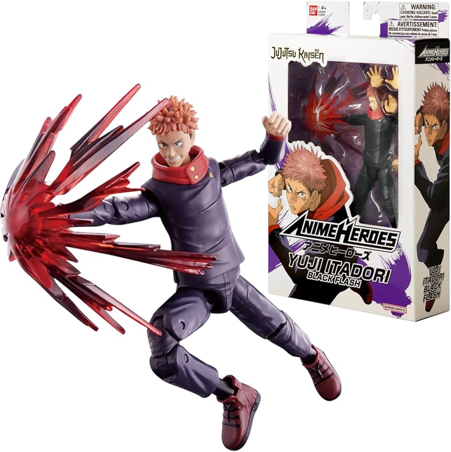 Jujutsu Kaisen Yuji Itadori Black Flash Action Figure