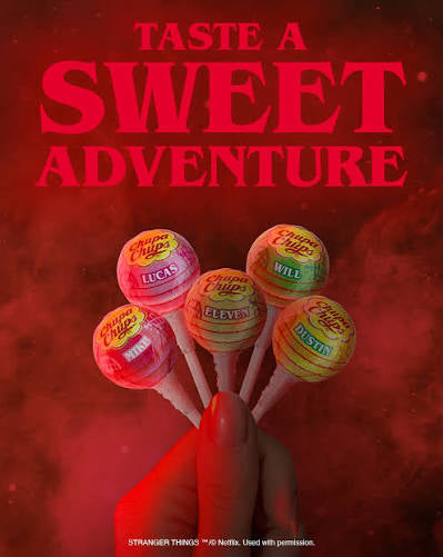 Chupa Chups x Stranger Things Lollipop