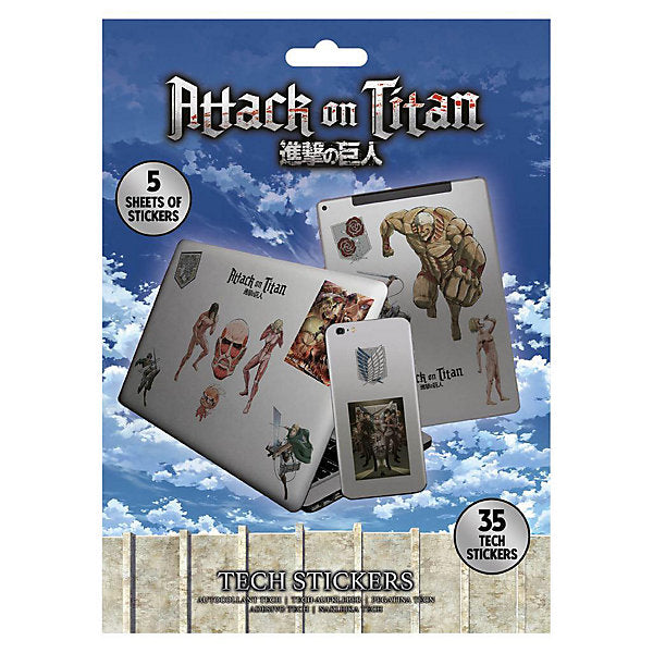 Attack on Titan Tech Sticker Pack