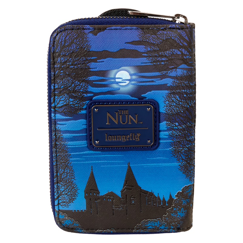 The Nun Cosplay Glow Zip Around Wallet by Loungefly