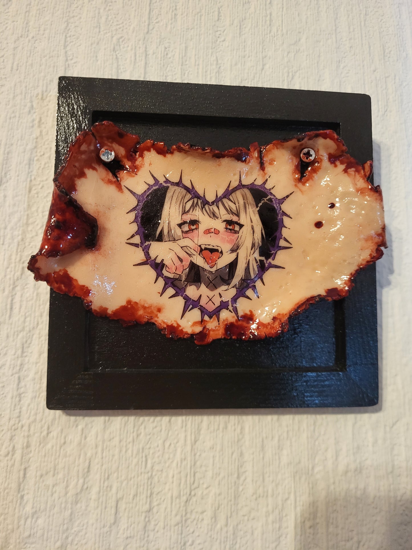 Spikey Anime Girl Tattoo Removal Frame