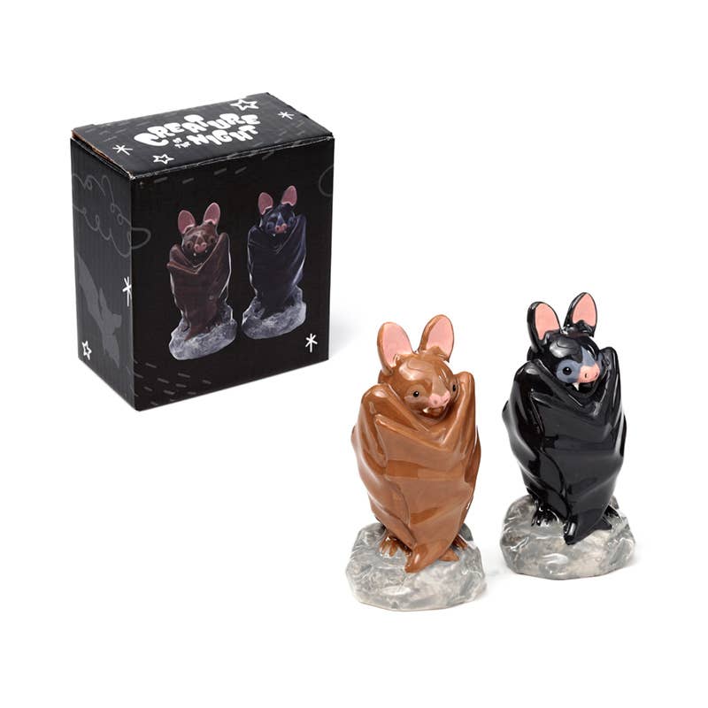 Bat Ceramic Salt & Pepper Set