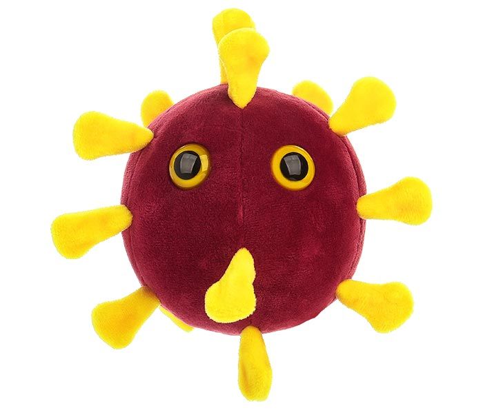 Coronavirus COVID-19 (SARS-CoV-2) Giant Microbes Plush