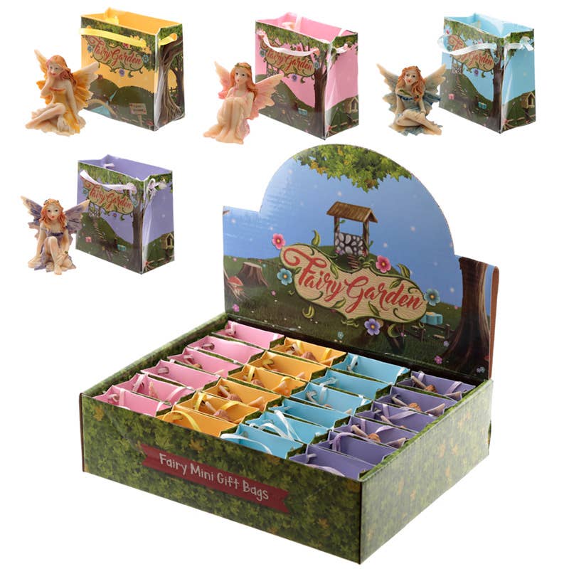 Fairy Garden Fairy in a Mini Gift Bag