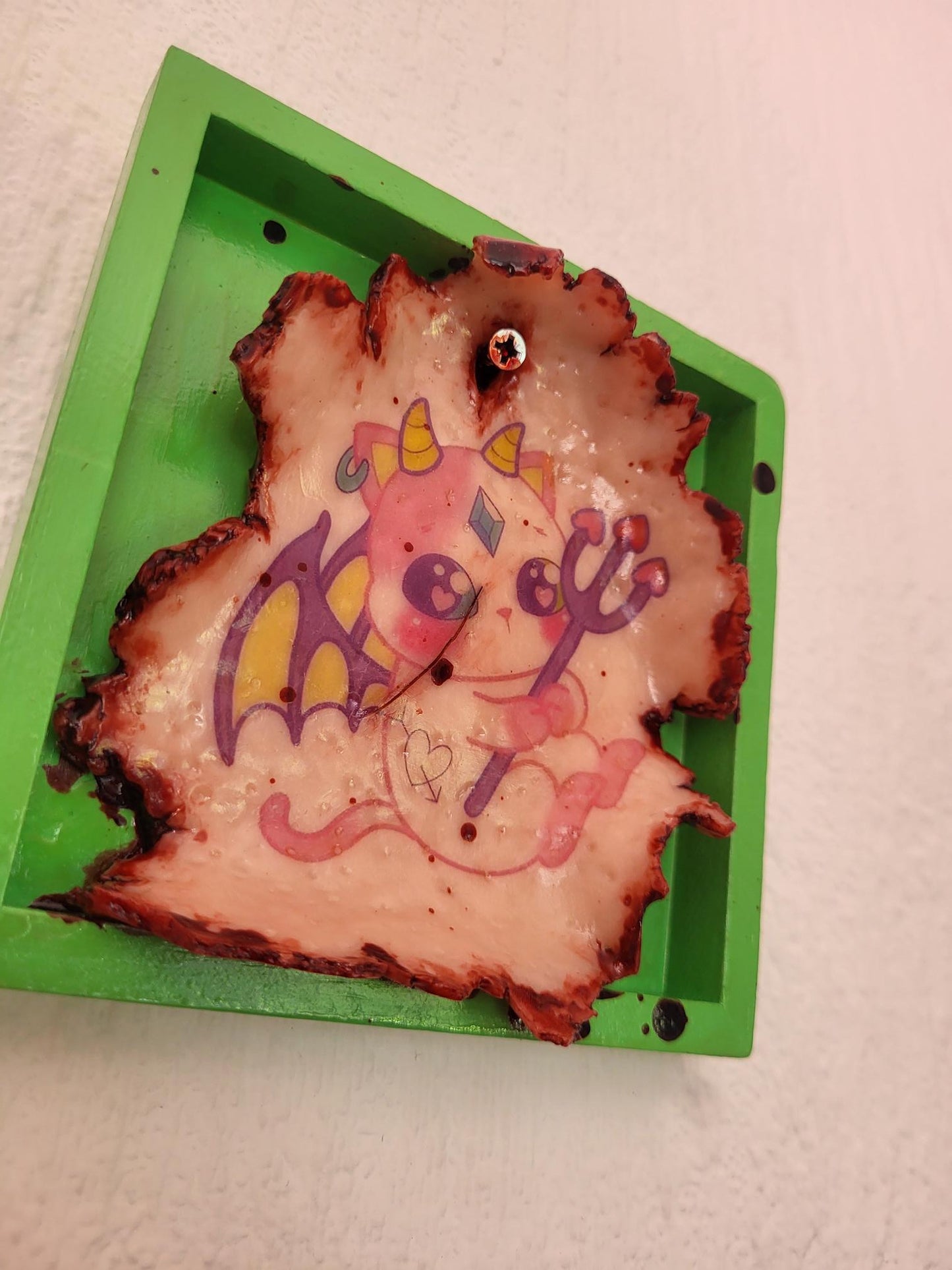 Devil Kitty Tattoo Removal Frame