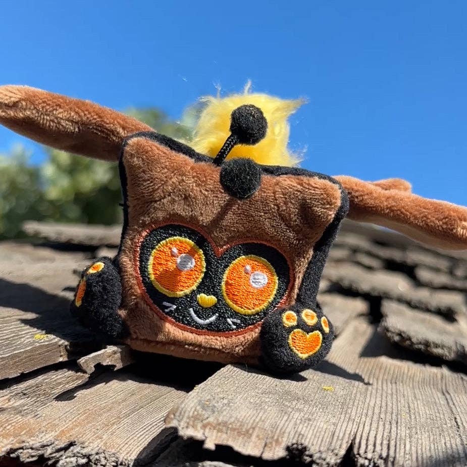 Deathshead Moth Baby SquaredyCats Mini Plush