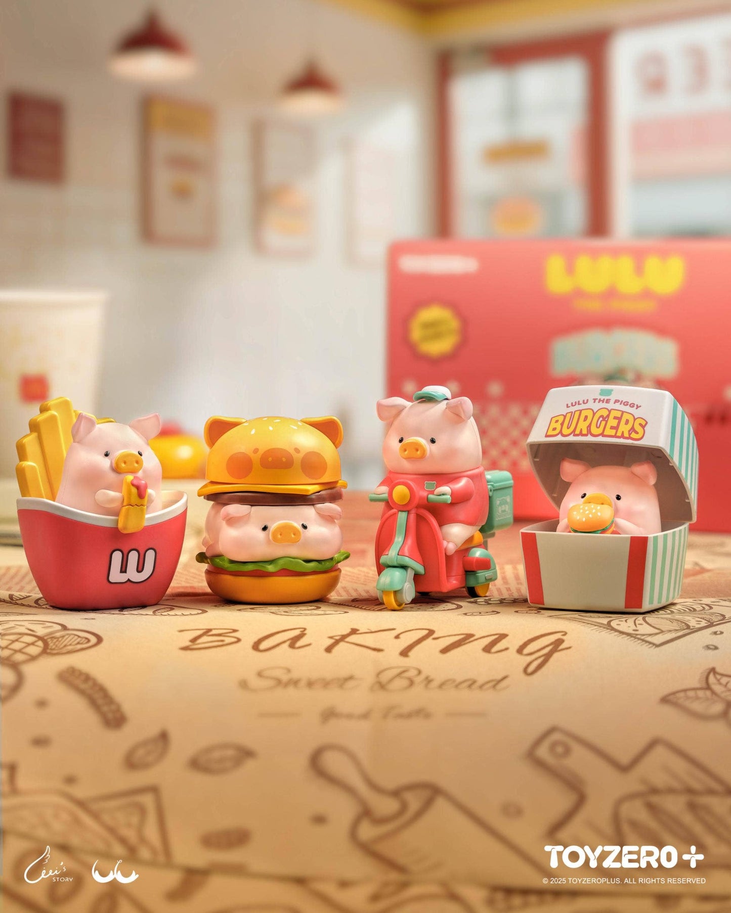 LuLu the Piggy Burger Express Movable Series (Blind Box)