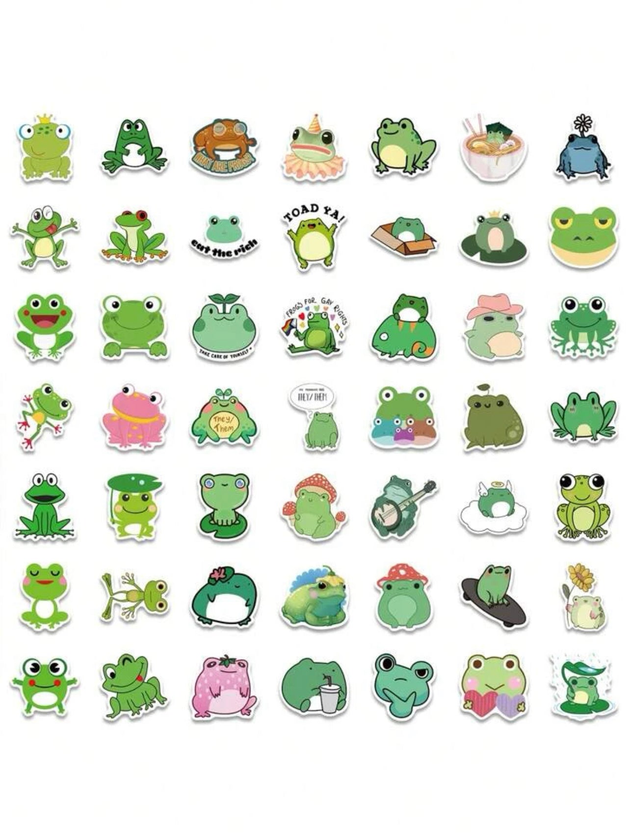 Frog Stickers Mega Pack
