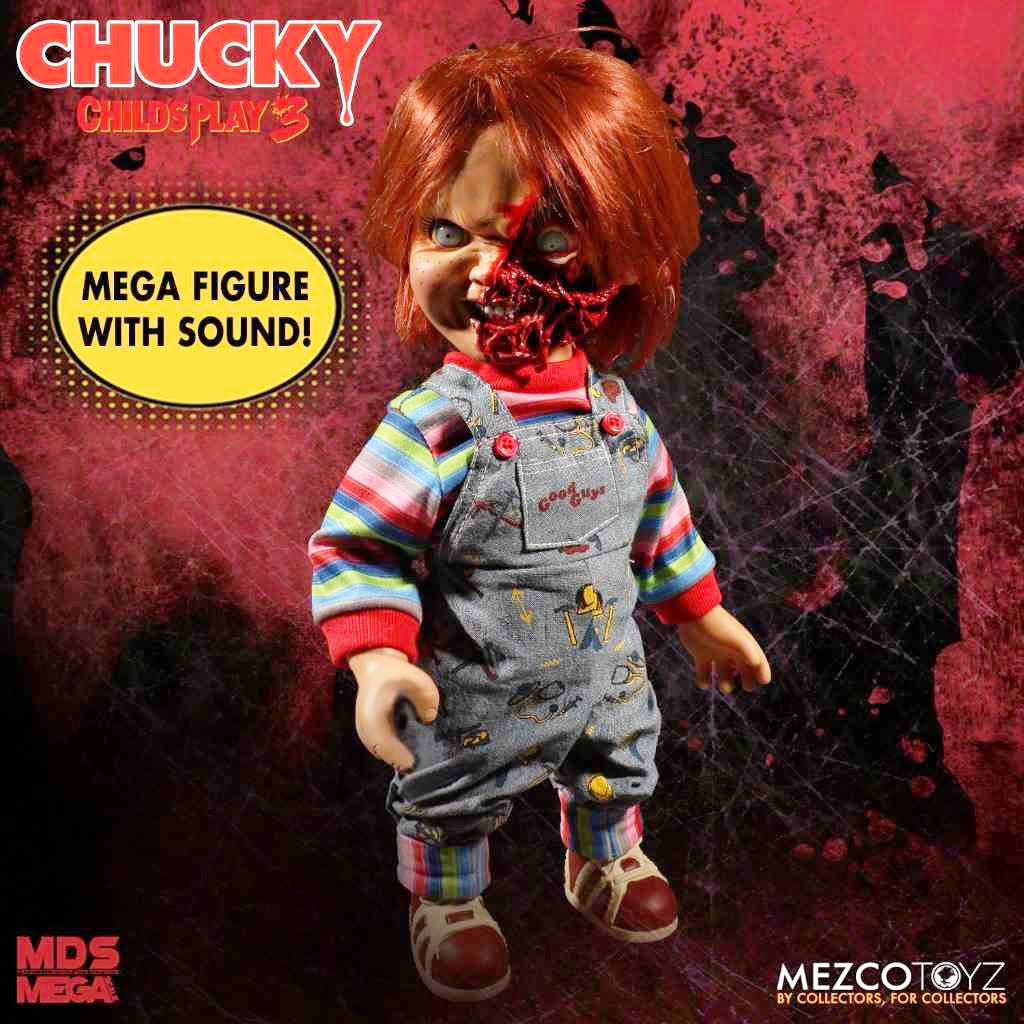 Child’s Play 3 Pizza Face Chucky Mega Talking Figure