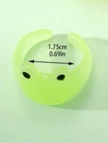Chonky Face Frog Ring