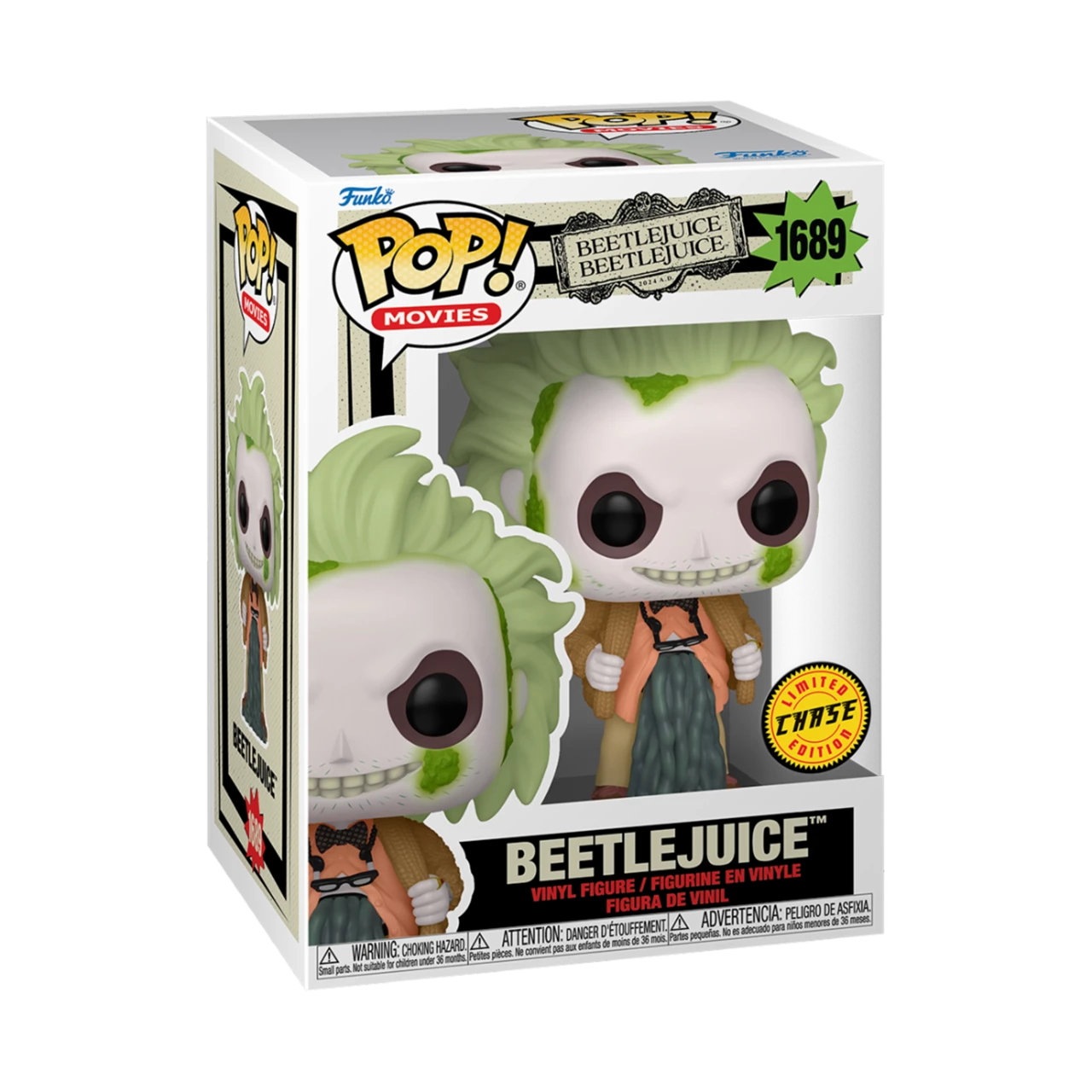 Funko Pop! Beetlejuice 2 1689 Beetlejuice Chase Vinyl Figure