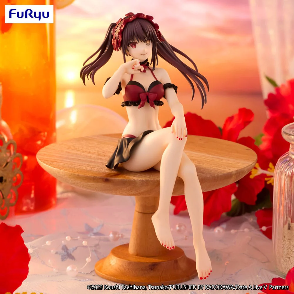Date A Live Kurumi Tokisaki Swimsuit Ver. Noodle Stopper PVC Statue