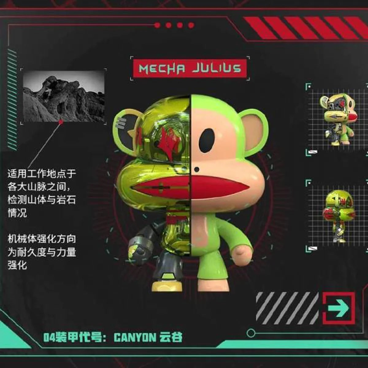 Paul Frank Mecha Julius Blind Box