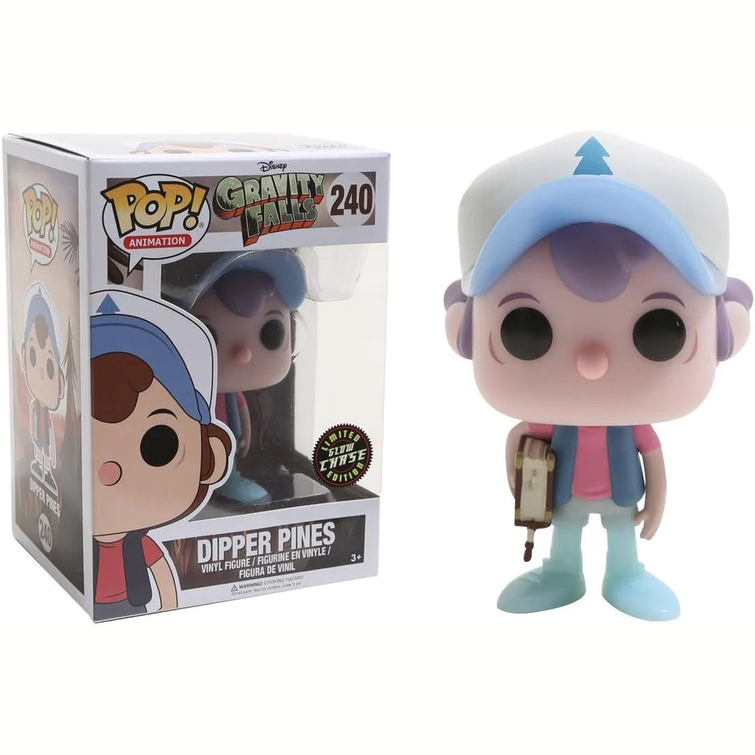 Disney Gravity Falls 240 Dipper Pines Glow Chase Funko Pop! Vinyl Figure