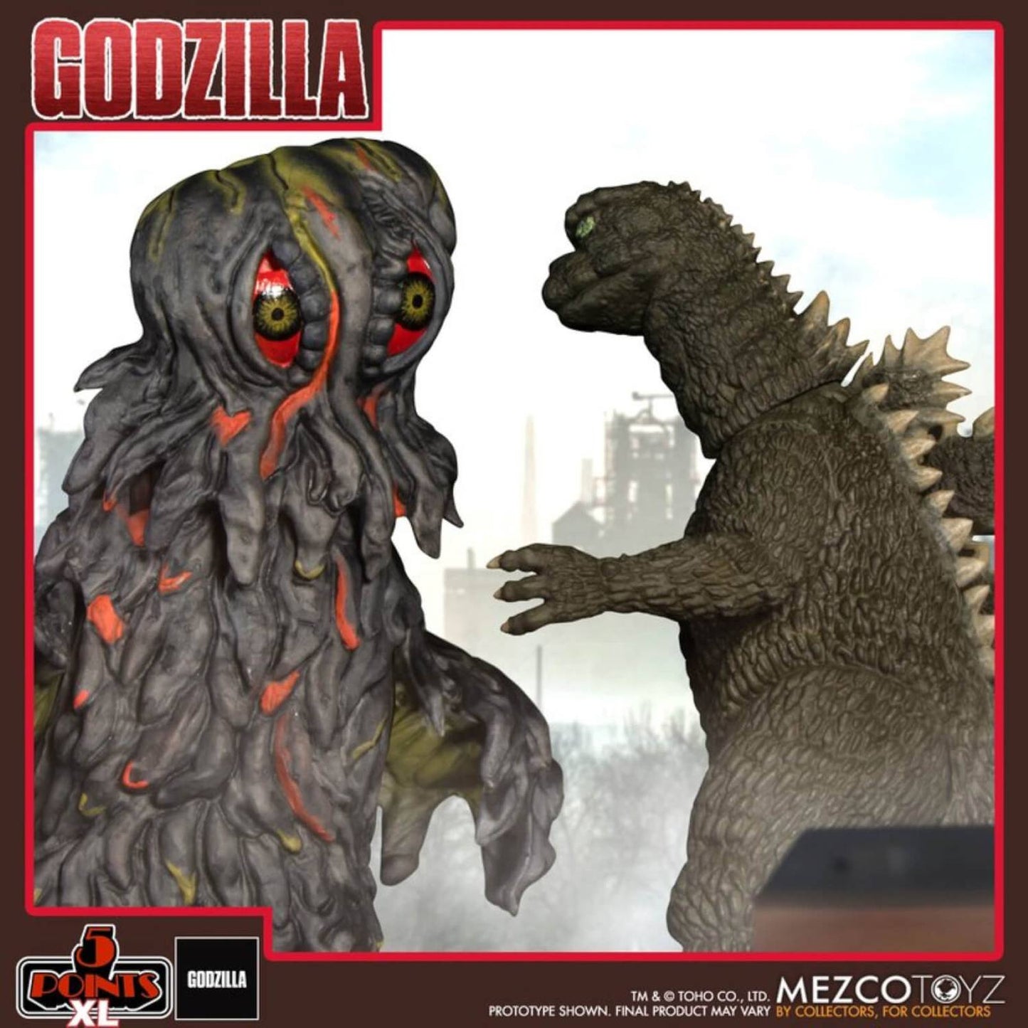Godzilla vs Hedorah 5 Points XL Boxed Figure Set
