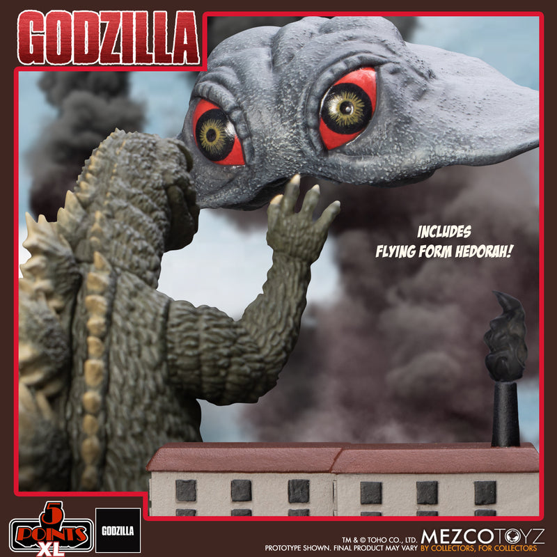 Godzilla vs Hedorah 5 Points XL Boxed Figure Set
