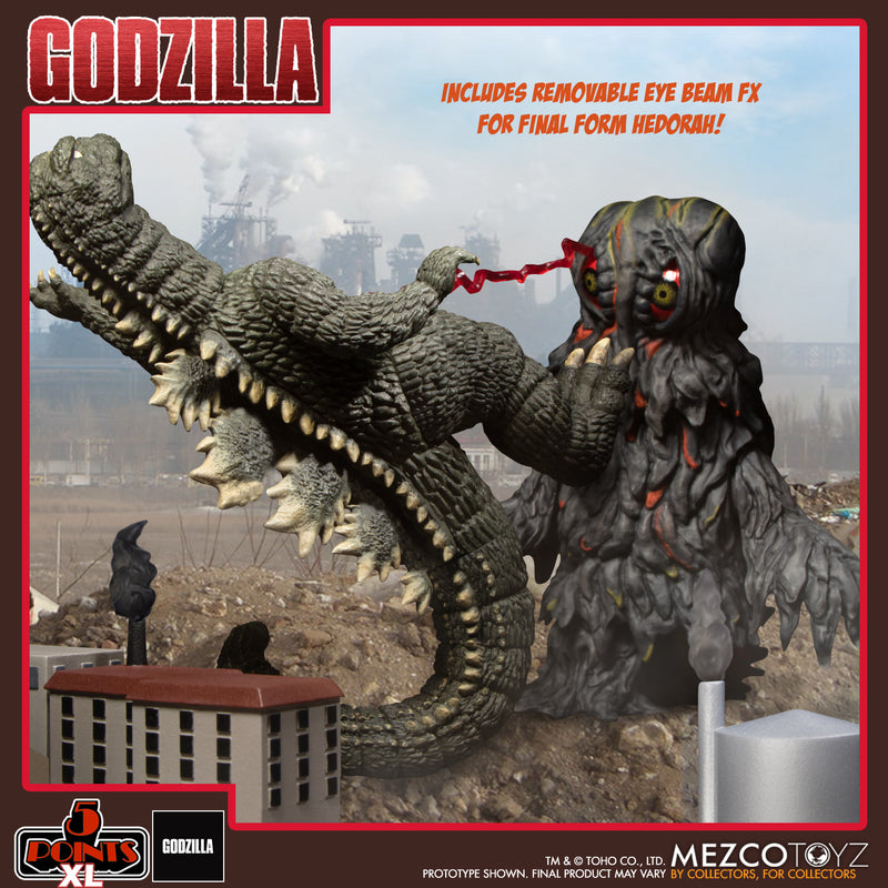 Godzilla vs Hedorah 5 Points XL Boxed Figure Set