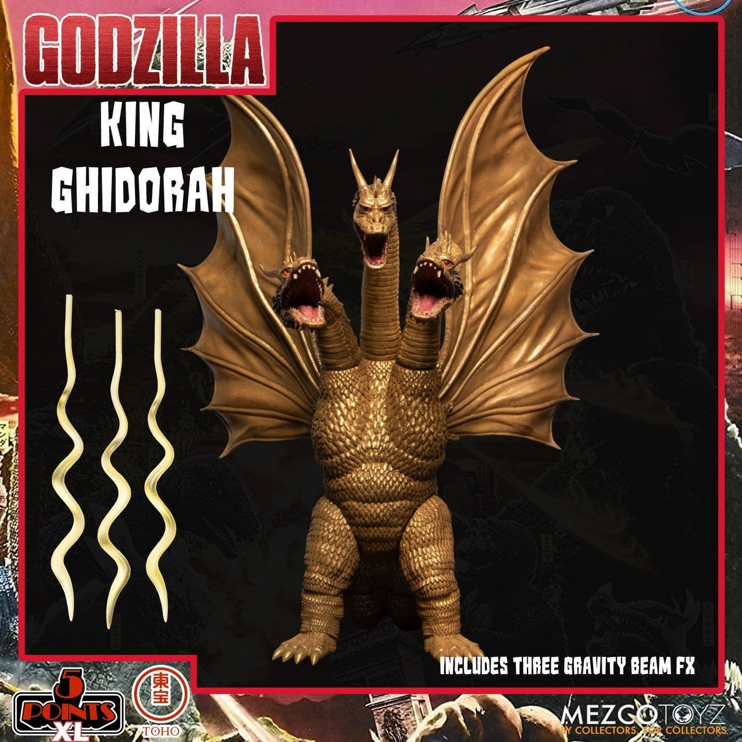 Godzilla Destroy All Monsters Round Two 5 Points XL Boxed Figure Set